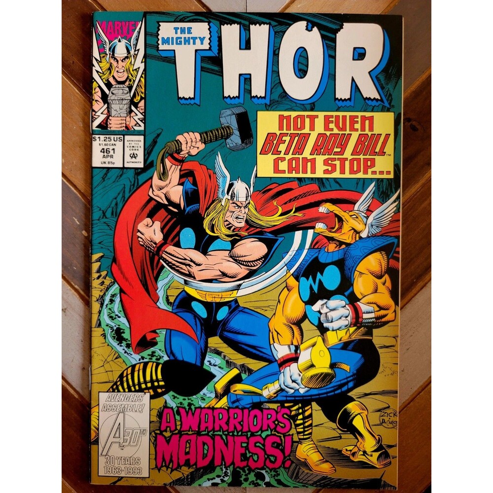 Thor #461 FN+ (Marvel 1993) Beta Ray Bill & Dark Valkyrie! Jim Starlin Story!